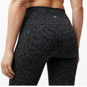 Black And Gray Lululemon Align Leggings Size 4, Good Condition